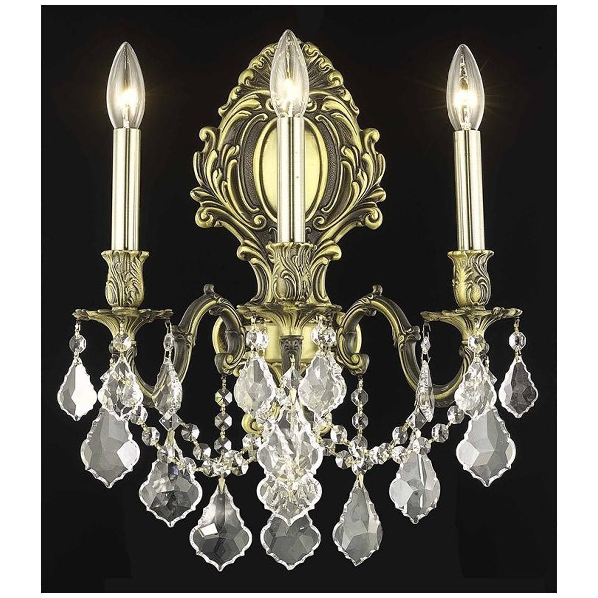 Elegant Lighting Monarch 3 Lights Wall Sconce - Home Elegance USA