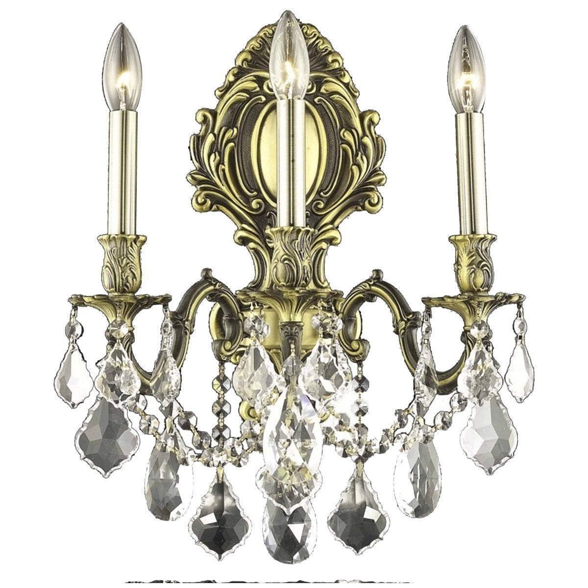 Elegant Lighting Monarch 3 Lights Wall Sconce - Home Elegance USA