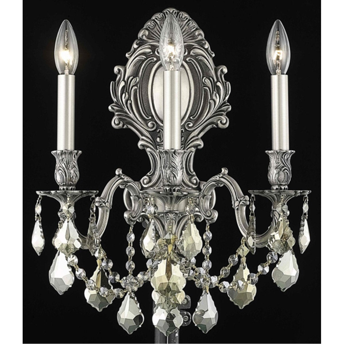 Elegant Lighting Monarch 3 Lights Wall Sconce - Home Elegance USA