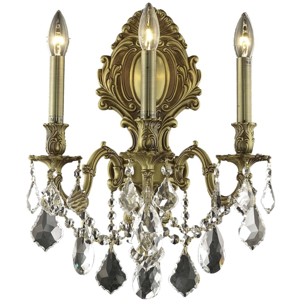 Elegant Lighting Monarch 3 Lights Wall Sconce - Home Elegance USA