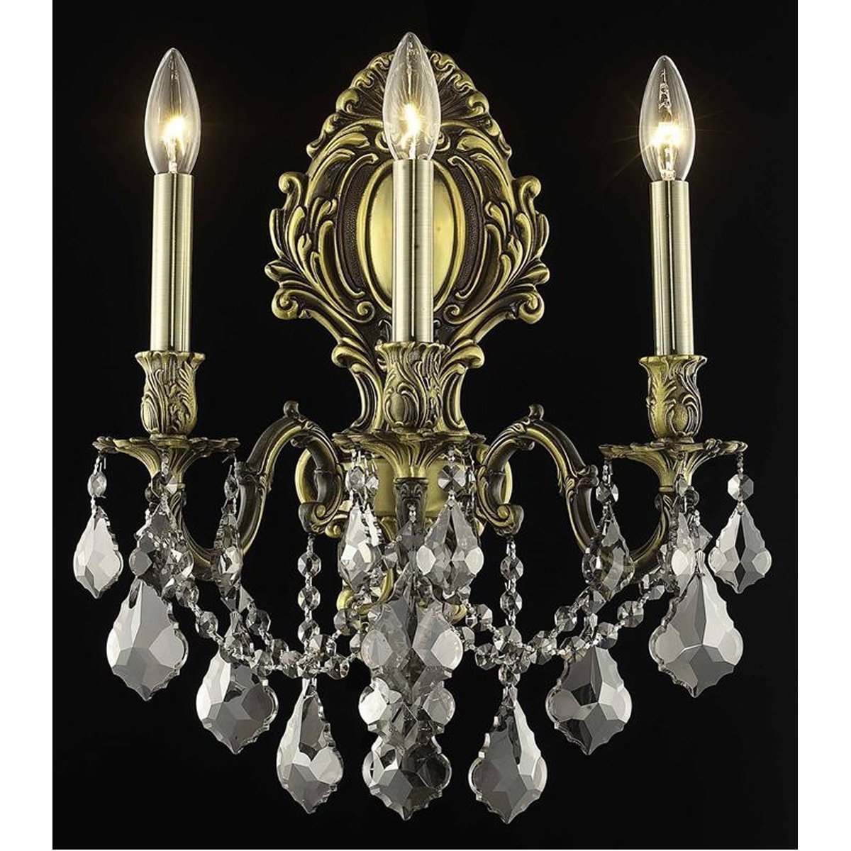 Elegant Lighting Monarch 3 Lights Wall Sconce - Home Elegance USA