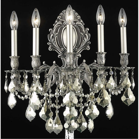 Elegant Lighting Monarch 5 Lights Wall Sconce - Home Elegance USA