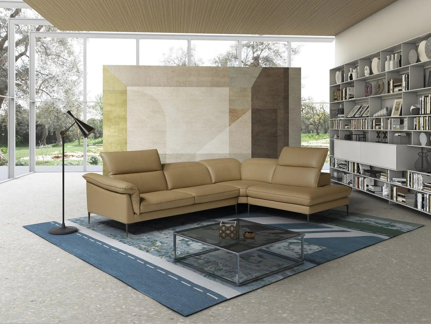 Eden Premium Leather Sectional by J&M Furniture J&M Furniture