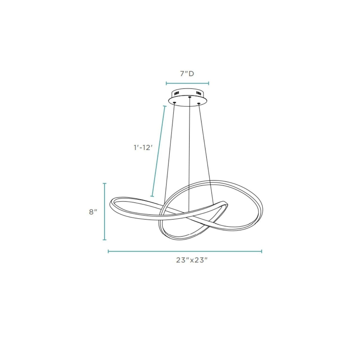 Edinburgh LED Chandelier // Gold - Home Elegance USA