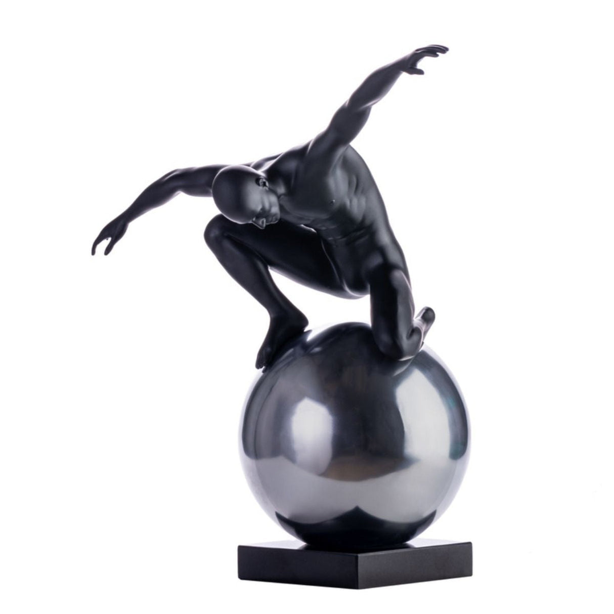 Equilibrium Structure // Matte Black and Semi Chrome - Home Elegance USA