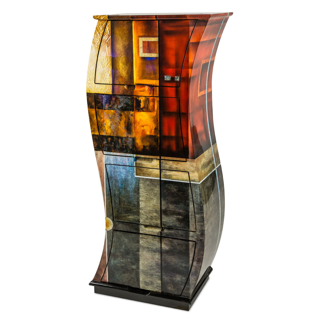 Aico Furniture - Illusions Wavy Chest -Fs-Ilusn-011-Clearance