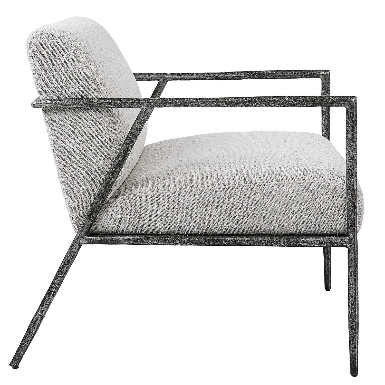 Brisbane Light Gray Accent Chair | Uttermost | Home Elegance USA