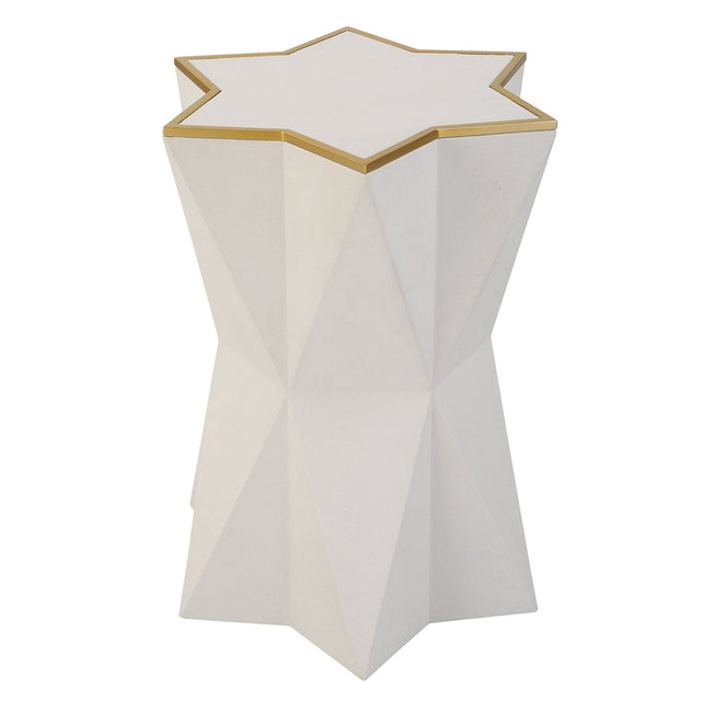 Capella White Accent Table | Uttermost | Home Elegance USA