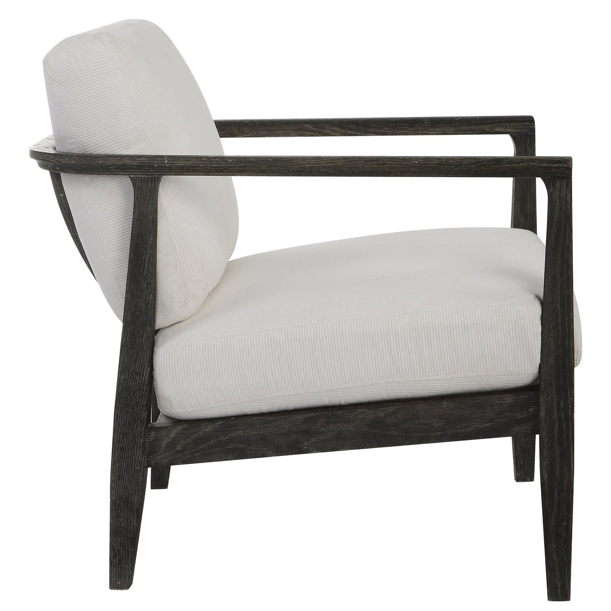 Brunei White Accent Chair | Uttermost | Home Elegance USA