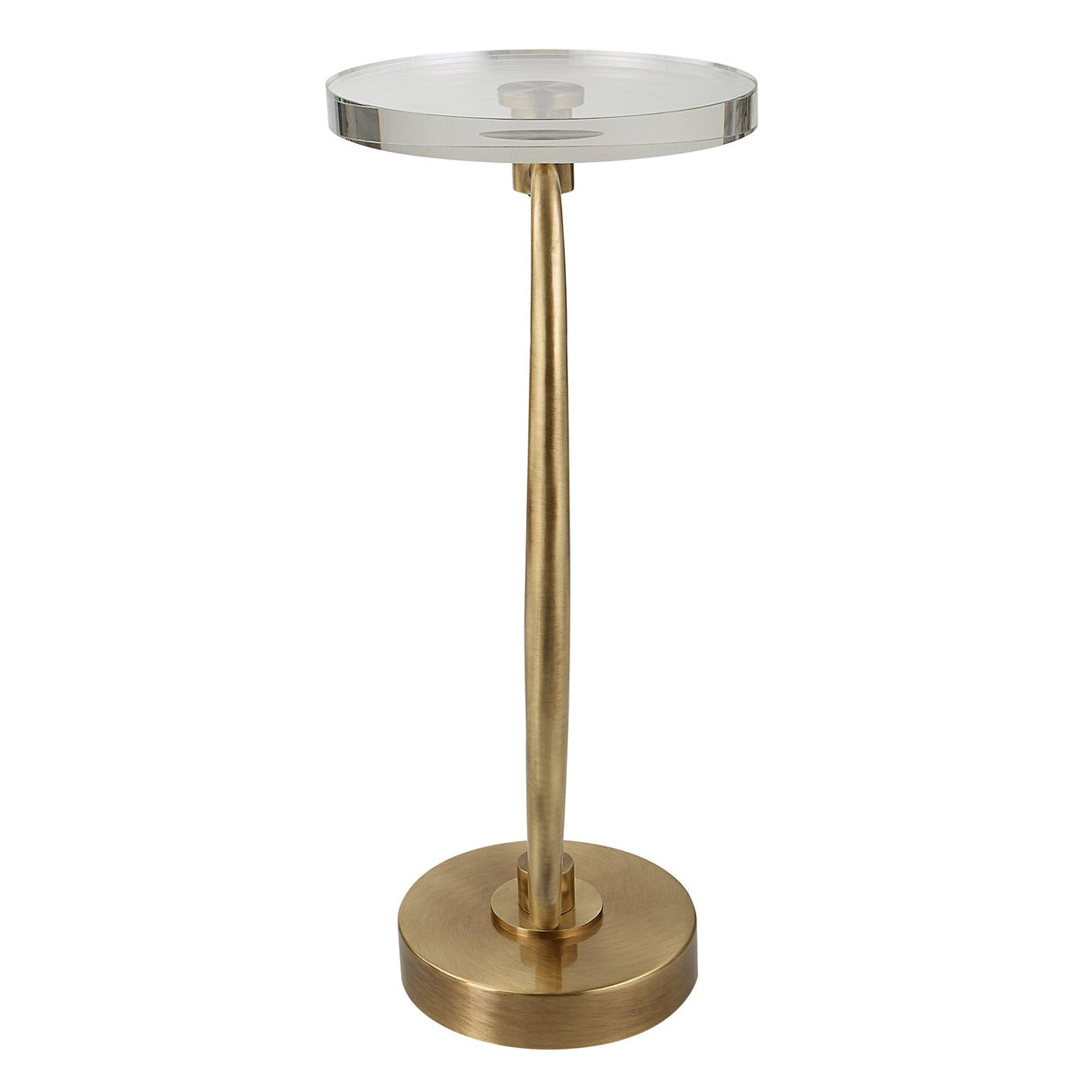 Uttermost Waveney Brass Drink Table - Home Elegance USA