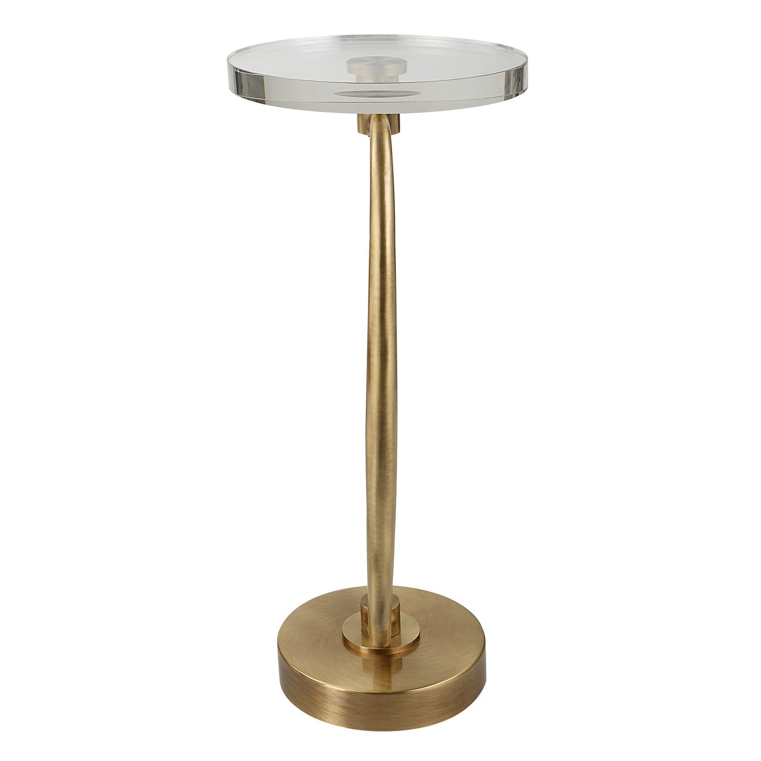 Uttermost Waveney Brass Drink Table - Home Elegance USA