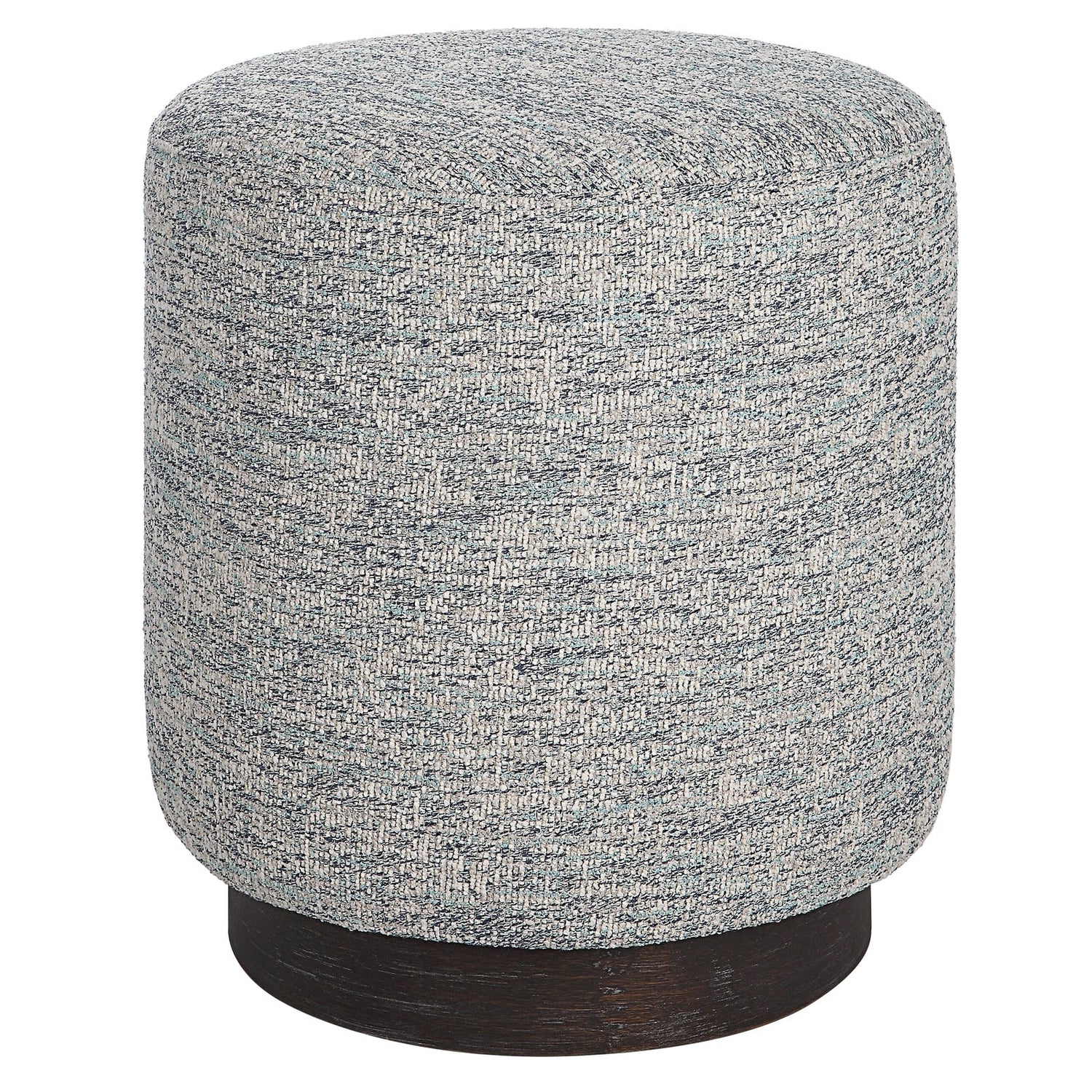 Avila Tweed Round Ottoman | Uttermost | Home Elegance USA