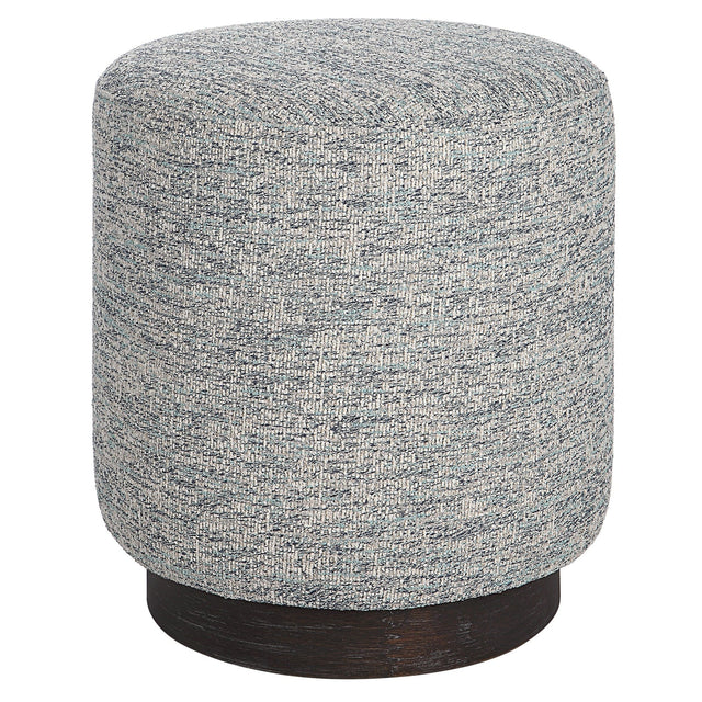 Avila Tweed Round Ottoman | Uttermost | Home Elegance USA