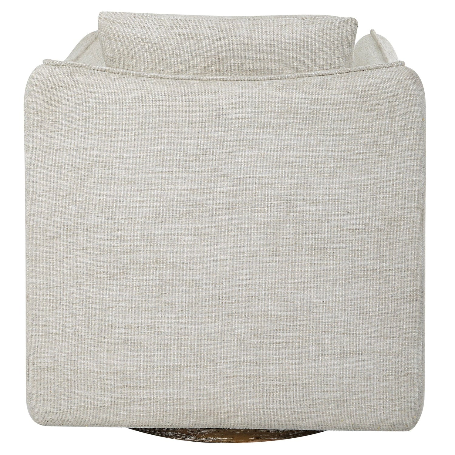 Uttermost Corben White Swivel Armchair - Home Elegance USA