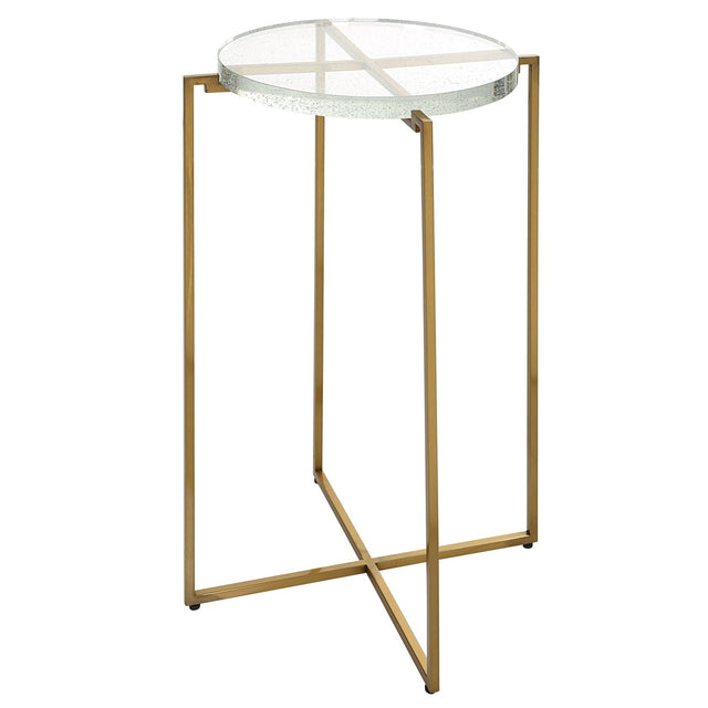 Uttermost Star-Crossed Glass Accent Table - Home Elegance USA