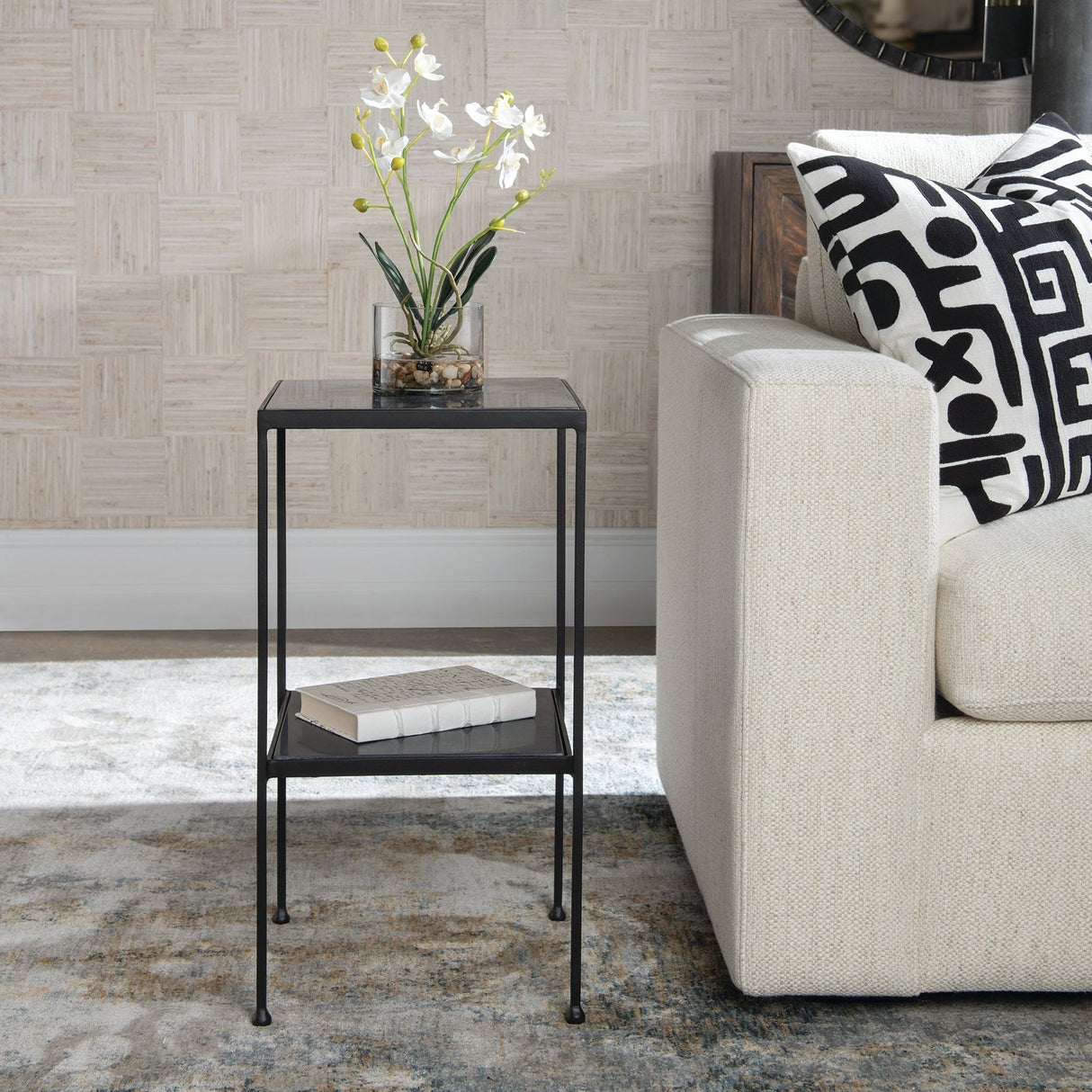 Uttermost Sherwood Square Marble Accent Table - Home Elegance USA