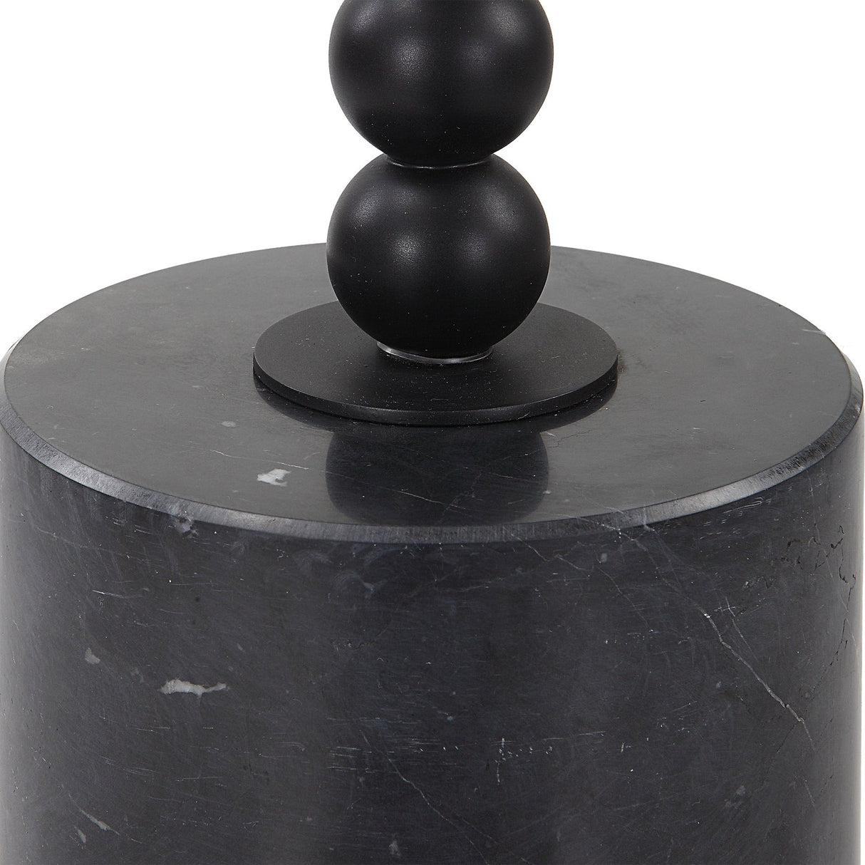 Bead Black Marble Drink Table | Uttermost | Home Elegance USA