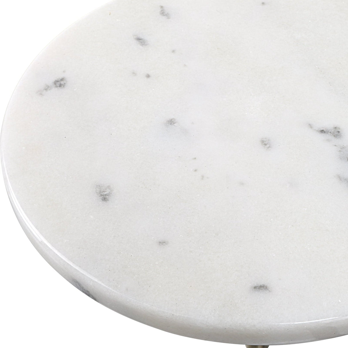 Uttermost Sentry White Marble Accent Table - Home Elegance USA