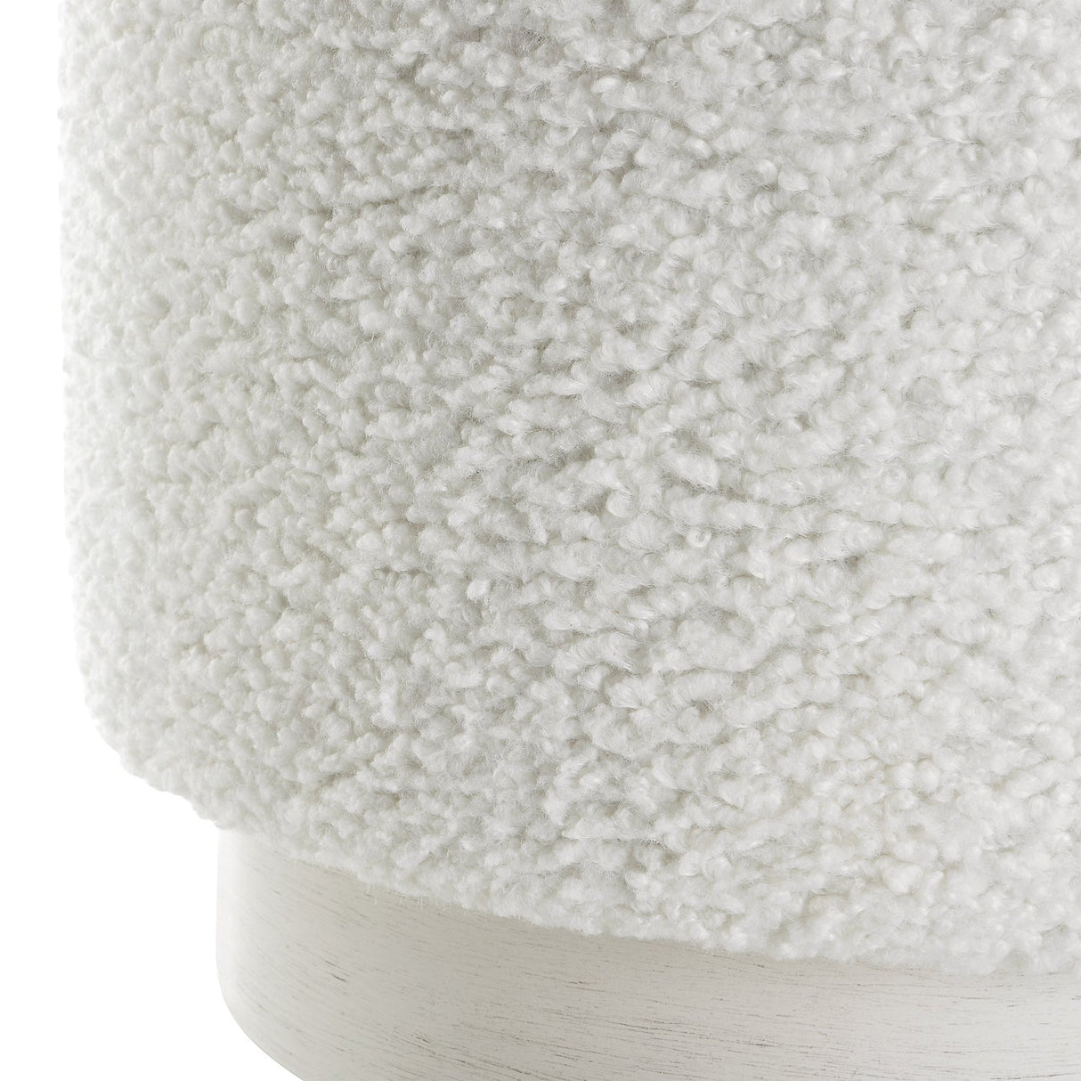 Avila White Ottoman | Uttermost | Home Elegance USA