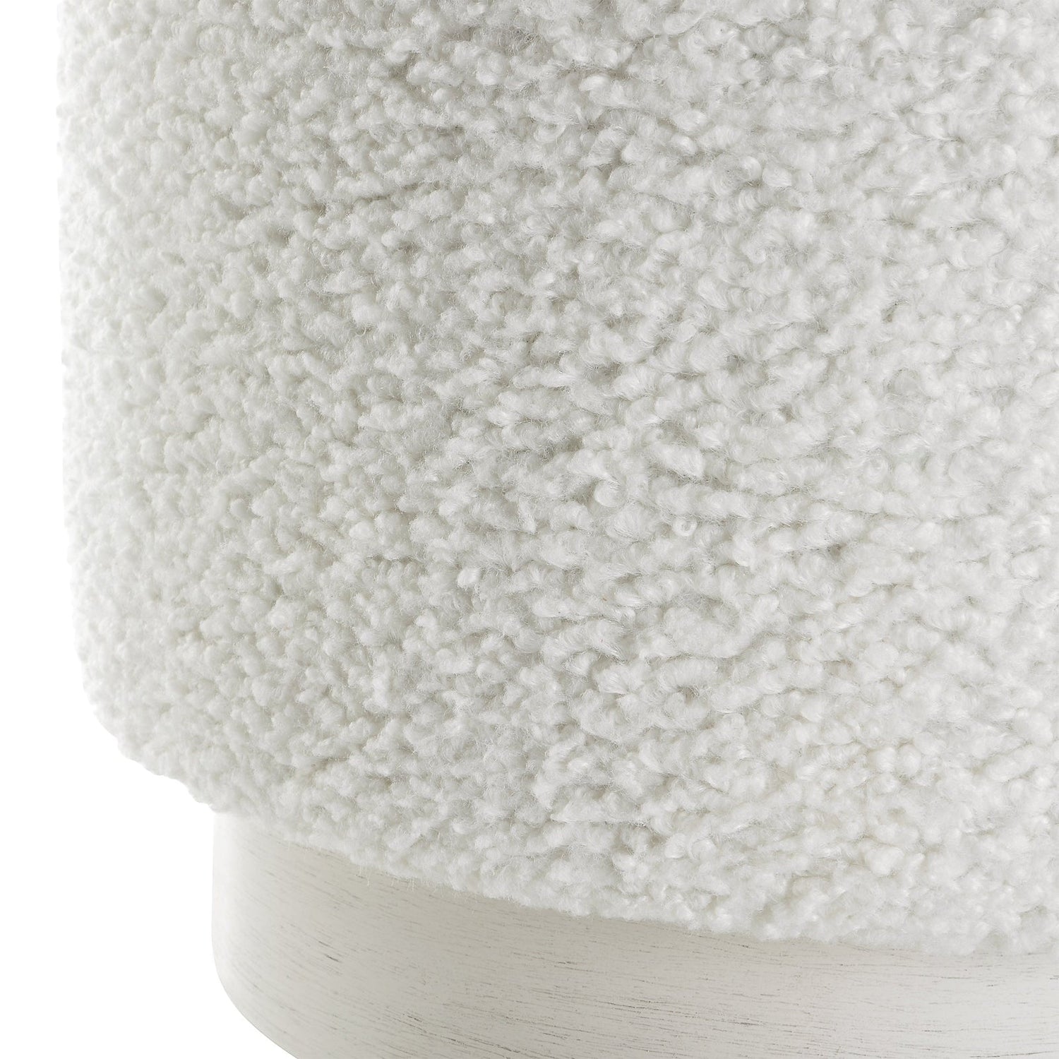 Avila White Ottoman | Uttermost | Home Elegance USA