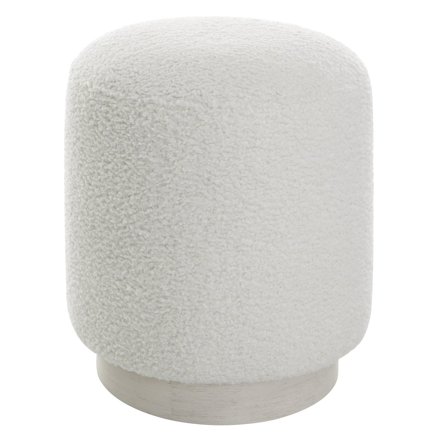 Avila White Ottoman | Uttermost | Home Elegance USA