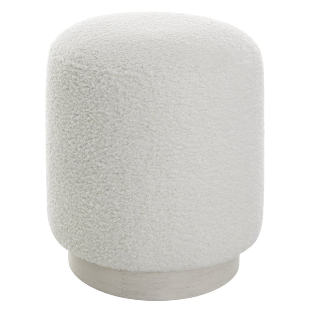 Avila White Ottoman | Uttermost | Home Elegance USA