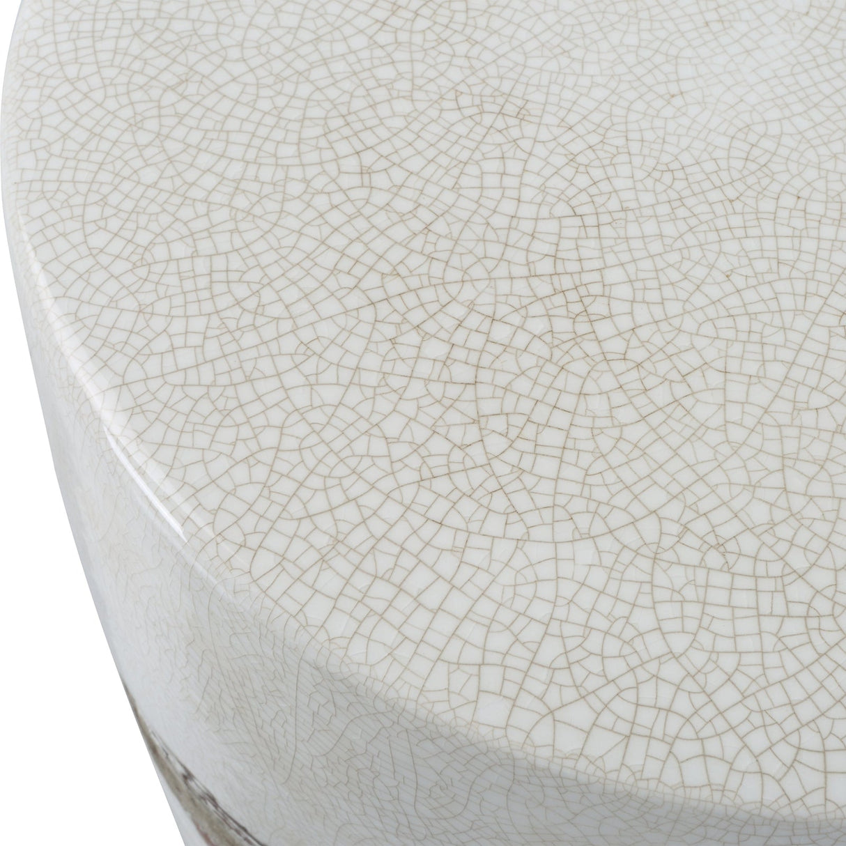Uttermost Comanche White Ceramic Garden Stool - Home Elegance USA