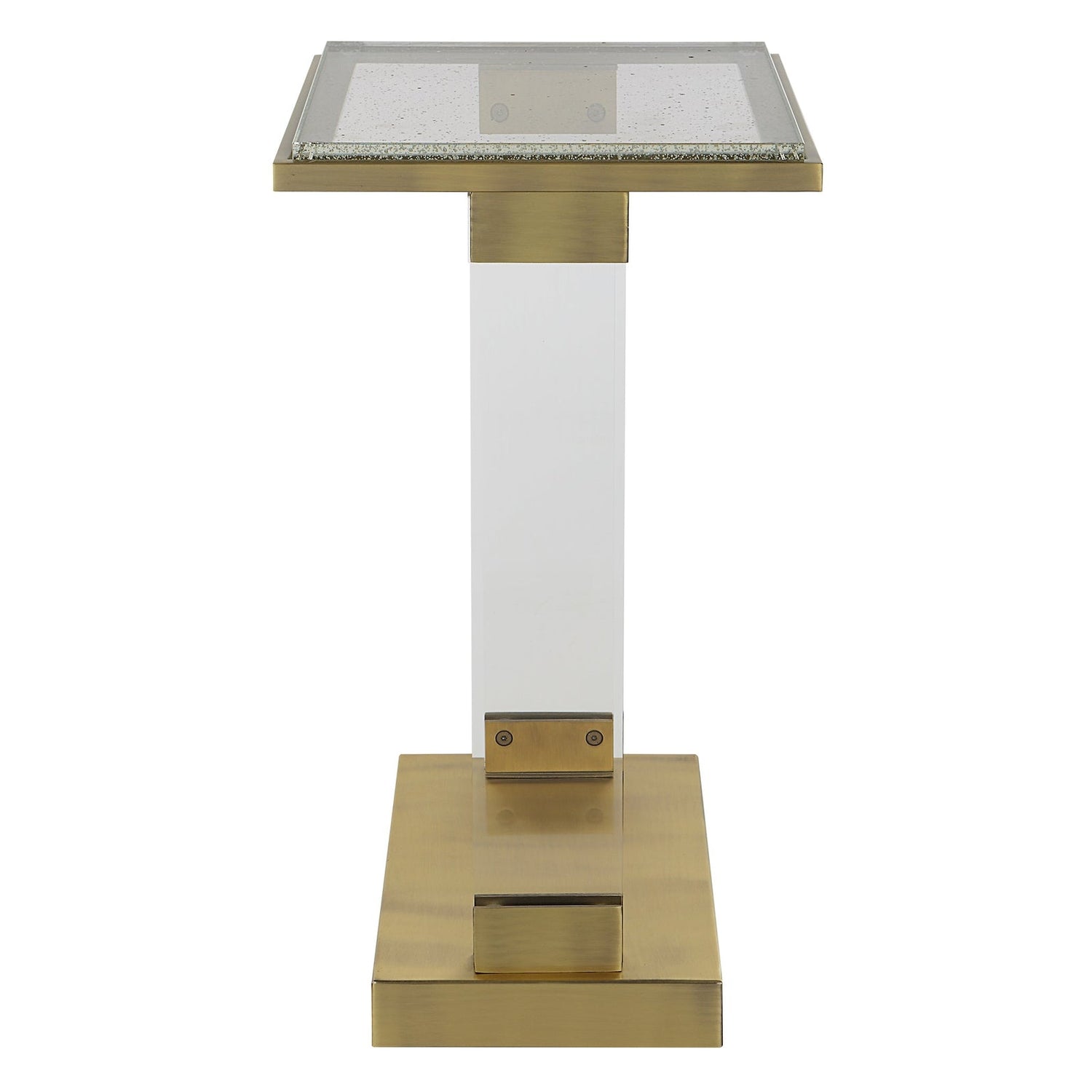 Uttermost Muse Seeded Glass Accent Table - Home Elegance USA