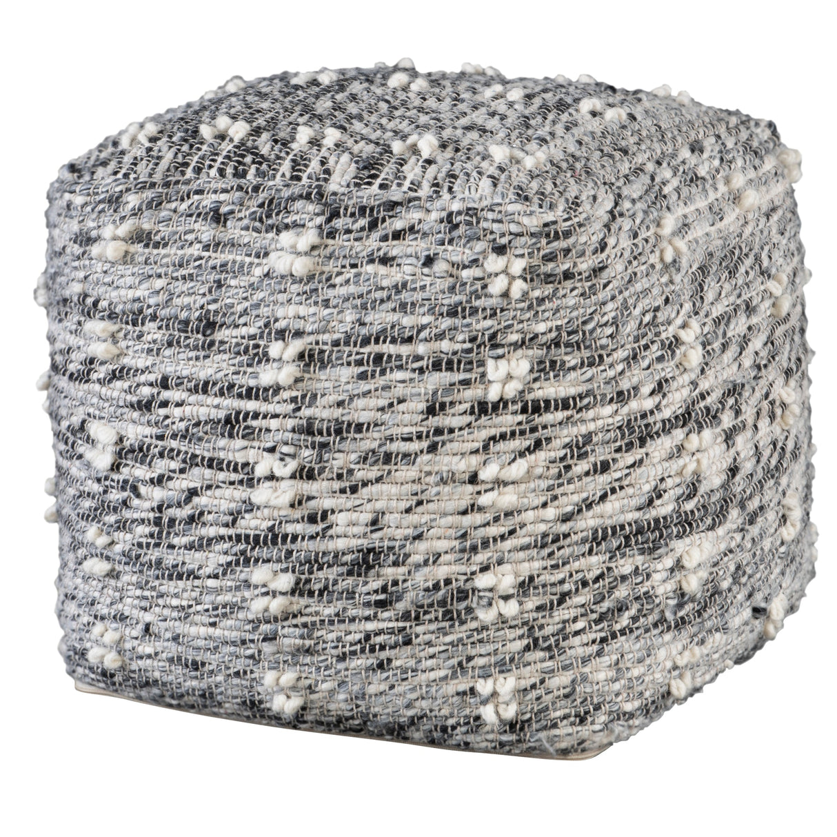 Uttermost Narol Gray Pouf - Home Elegance USA