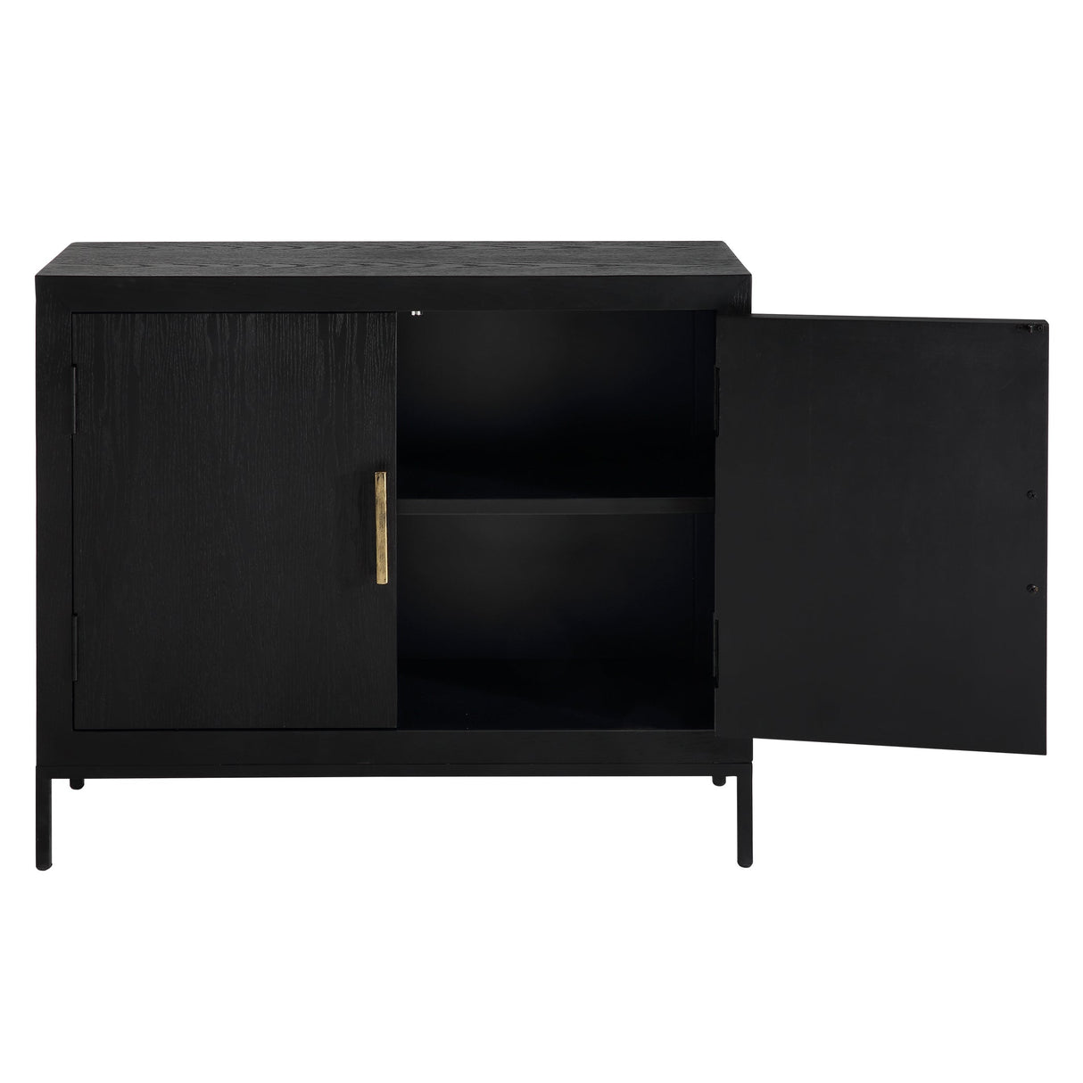 Uttermost Front Range Dark Oak 2 Door Cabinet - Home Elegance USA