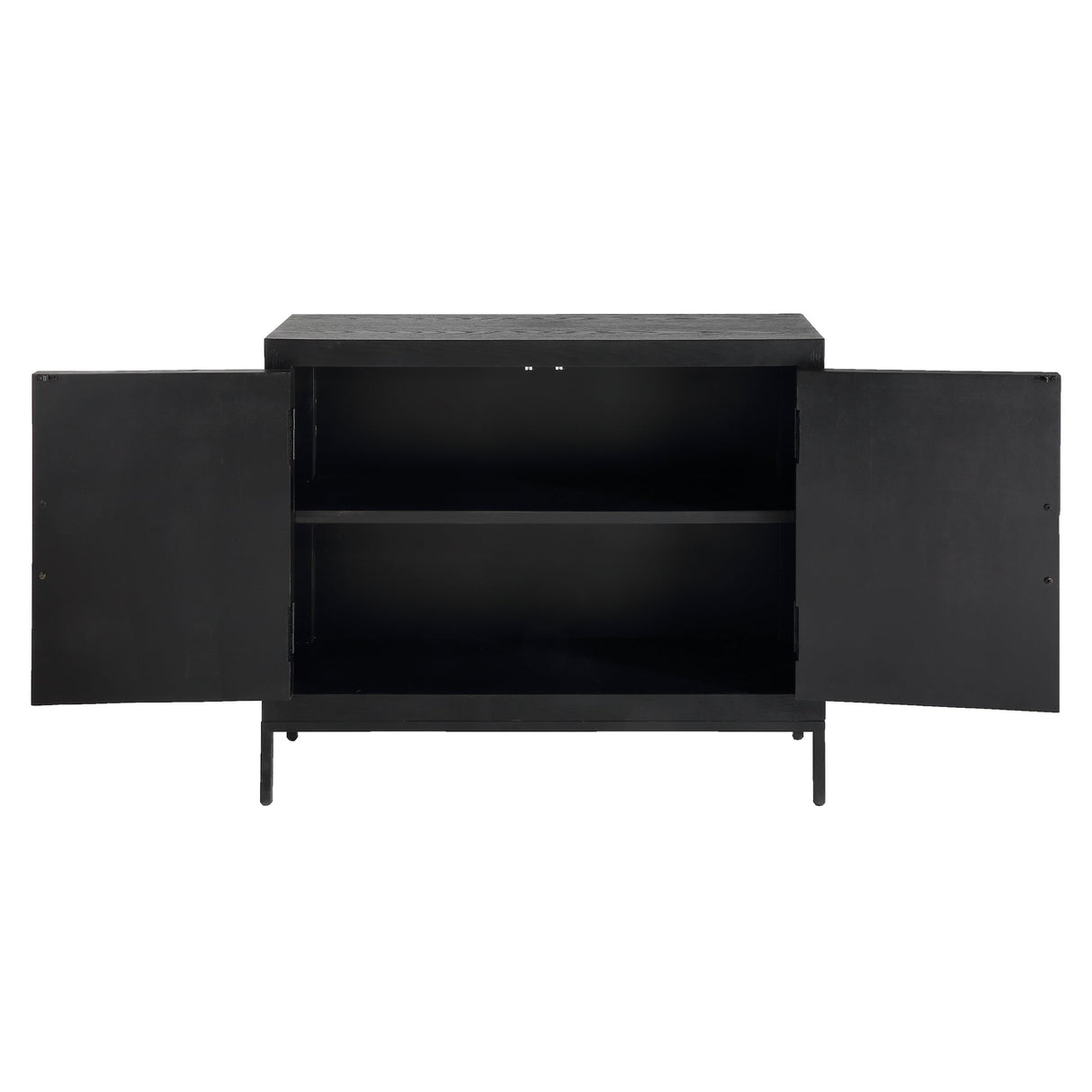 Uttermost Front Range Dark Oak 2 Door Cabinet - Home Elegance USA