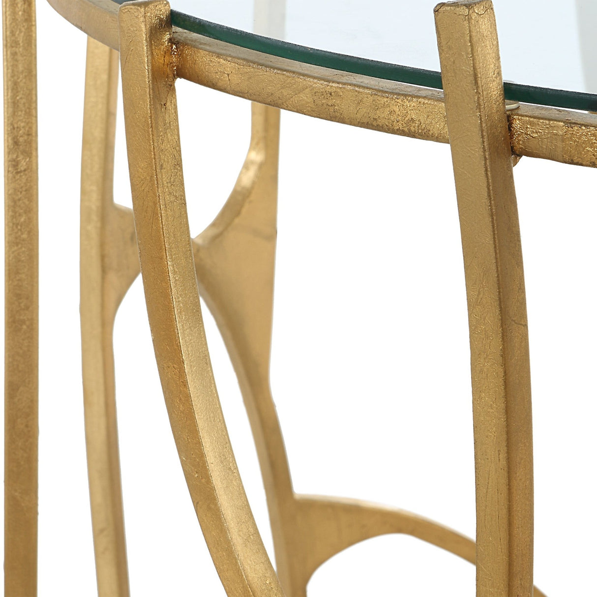 Uttermost Ritual Round Gold Side Table - Home Elegance USA