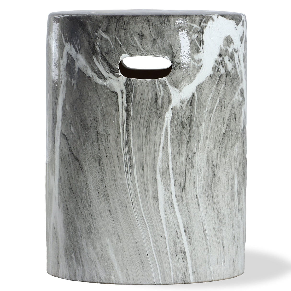 Uttermost Marvel Marbled Garden Stool - Home Elegance USA