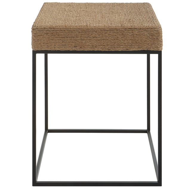 Uttermost Laramie Rustic Rope Accent Table - Home Elegance USA