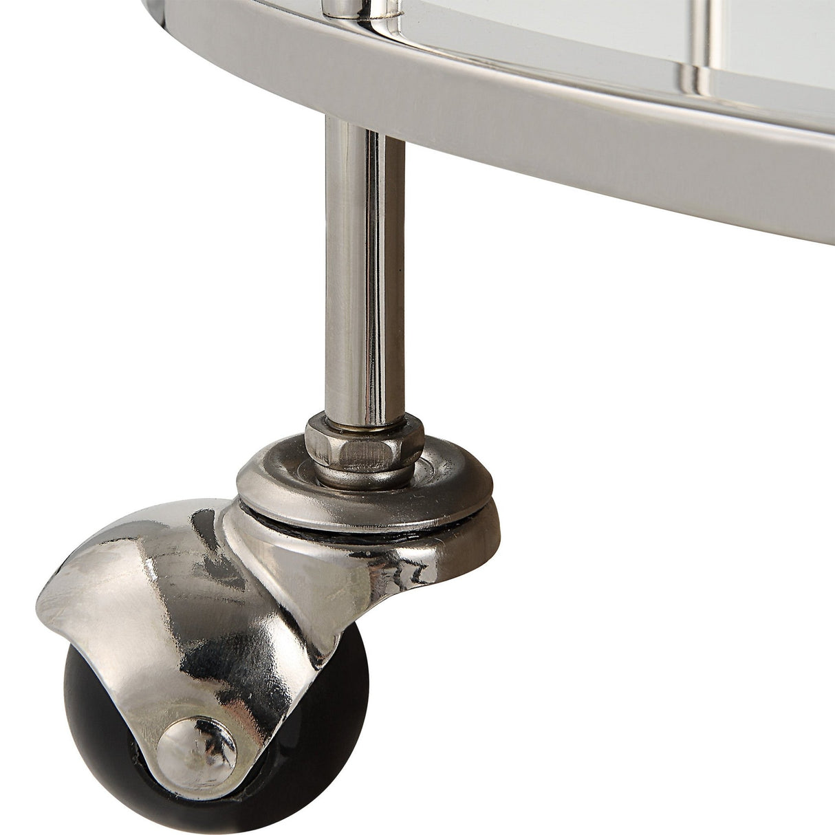 Uttermost Spritz Chrome Bar Cart - Home Elegance USA
