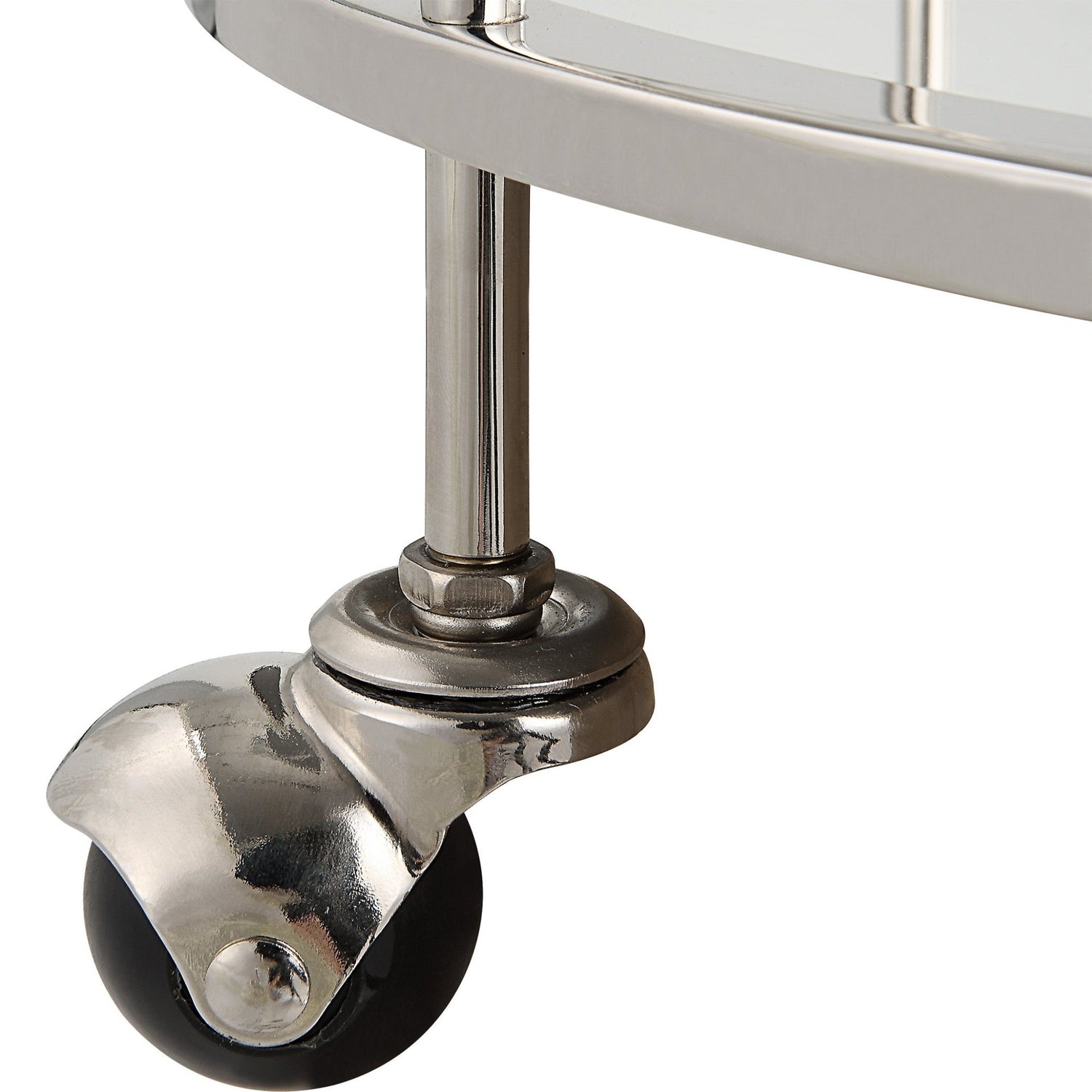 Uttermost Spritz Chrome Bar Cart - Home Elegance USA