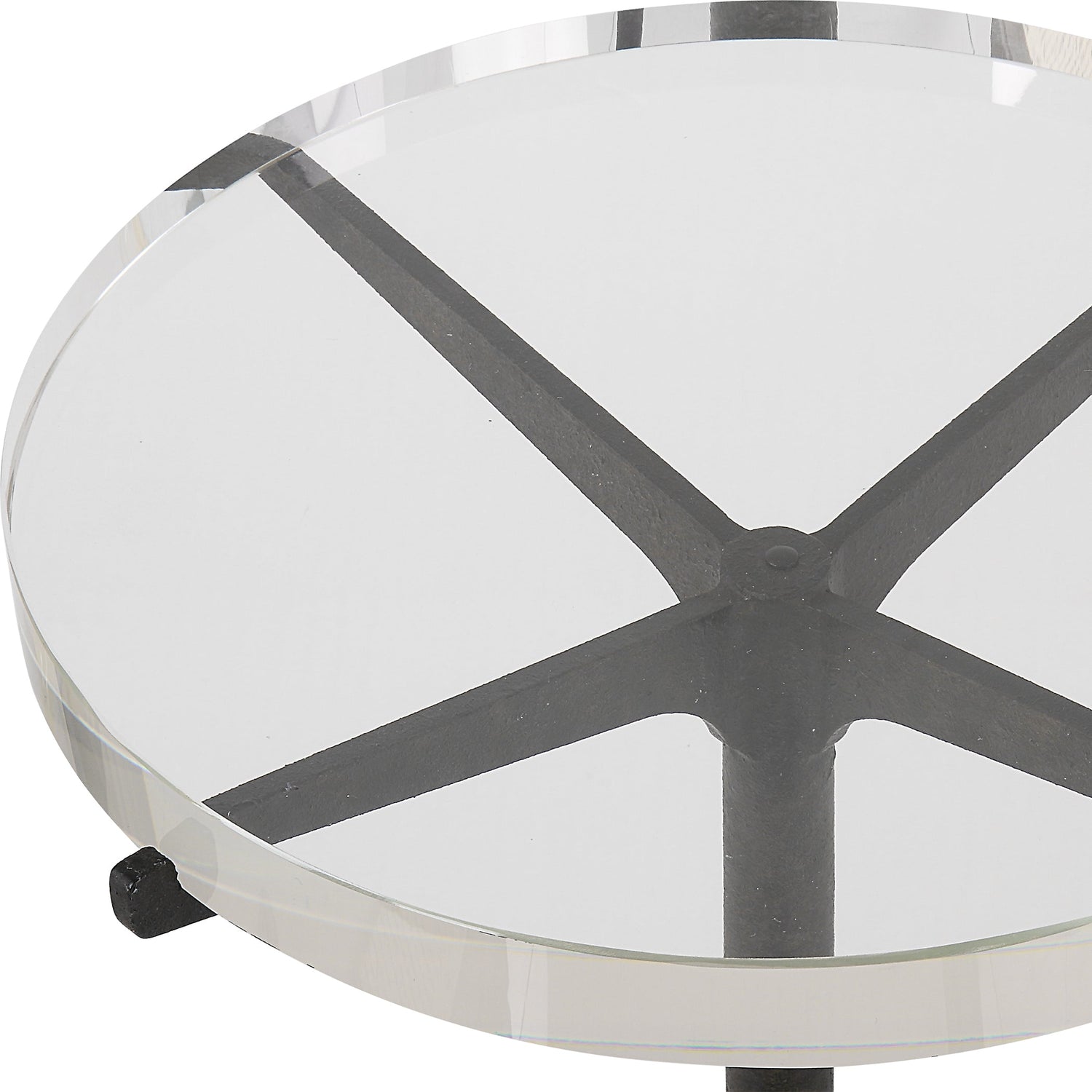 Uttermost Forge Industrial Accent Table - Home Elegance USA