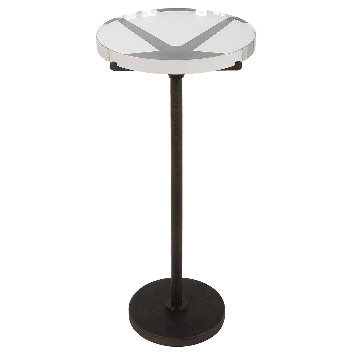 Uttermost Forge Industrial Accent Table - Home Elegance USA
