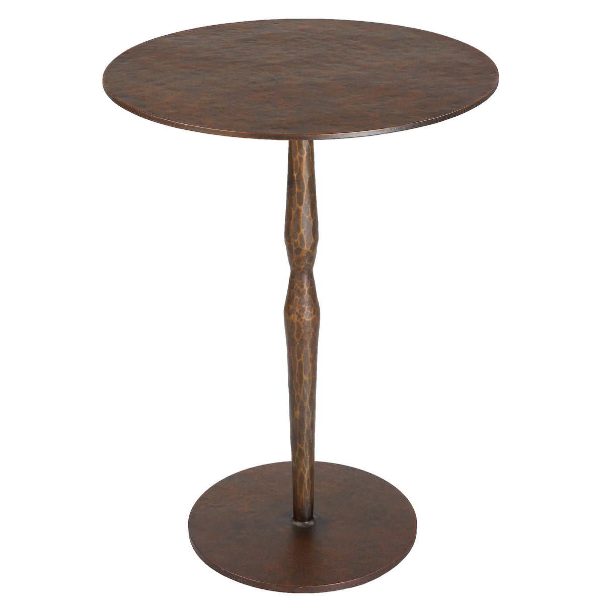 Uttermost Industria Copper Bronze Accent Table - Home Elegance USA