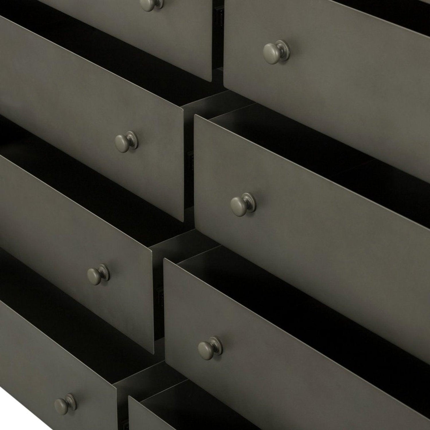 Four Hands Belmont 8 Drawer Metal Dresser