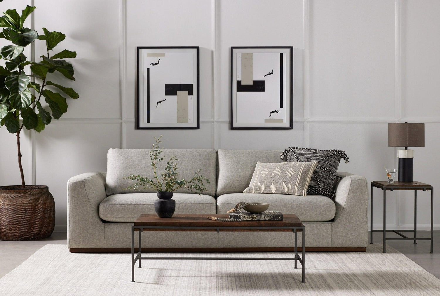 Four Hands Colt Sofa 98"