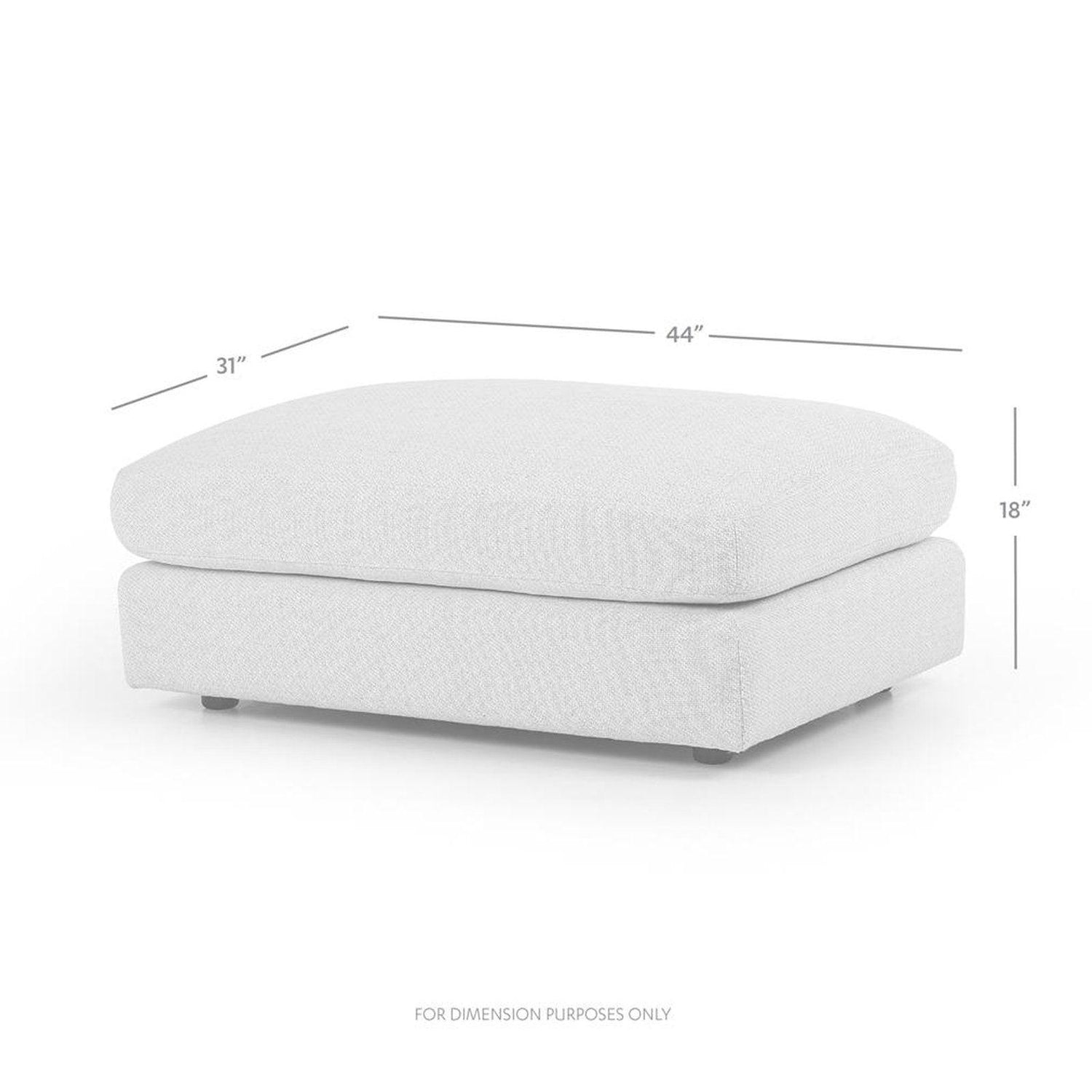 Four Hands Cosette Ottoman