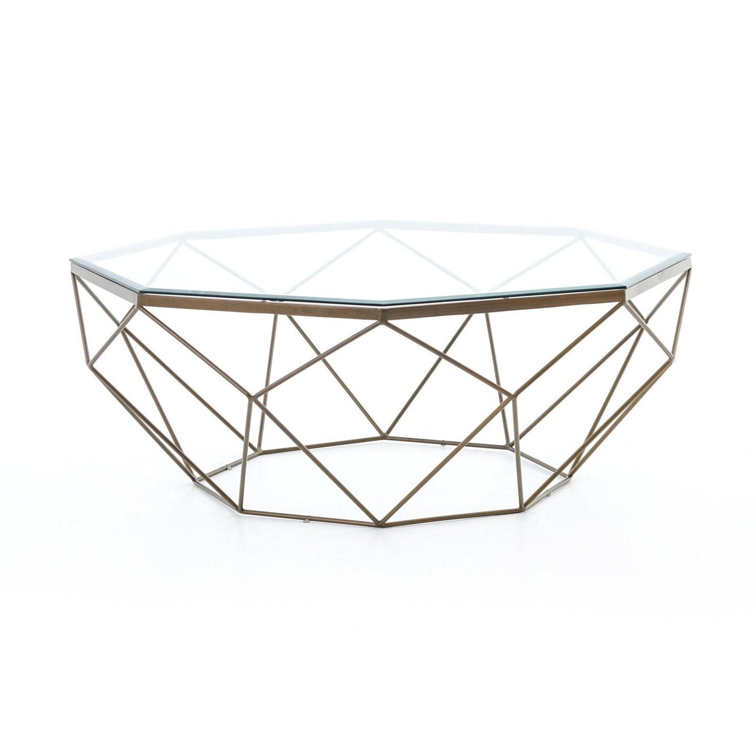 Four Hands Geometric Coffee Table