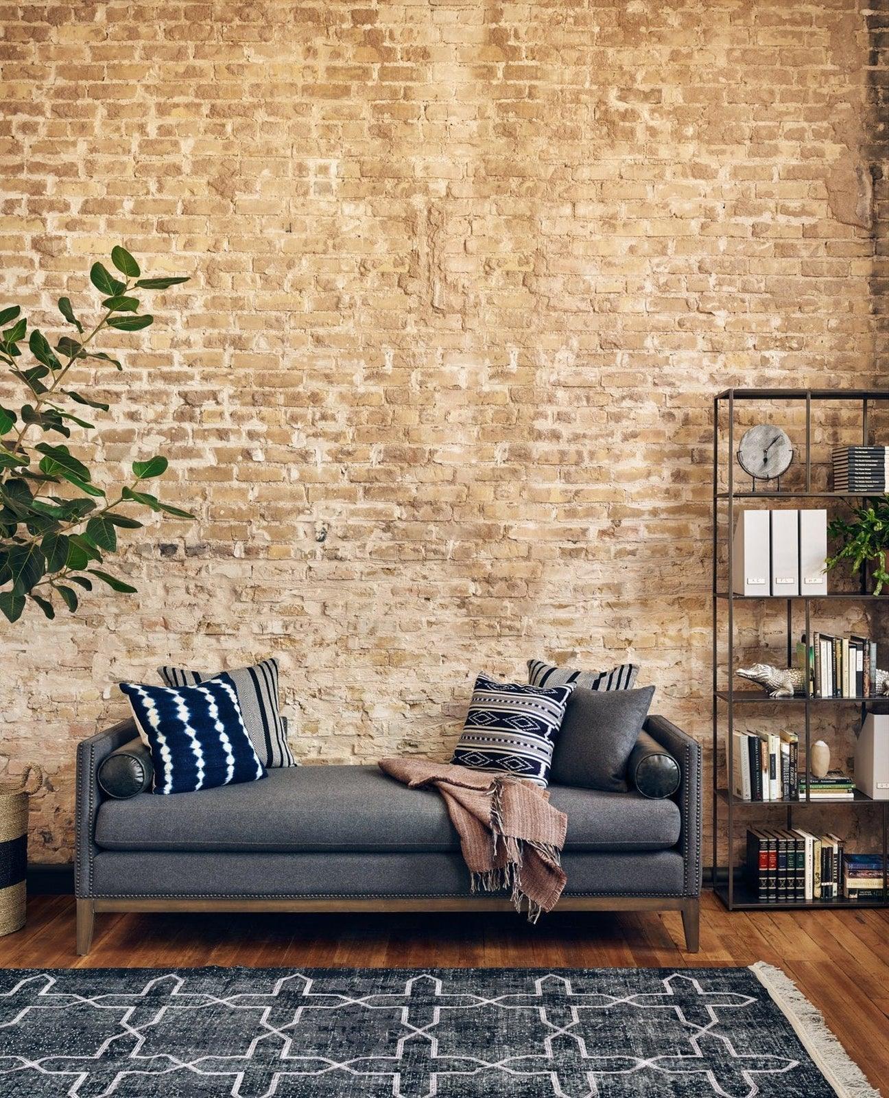 Four Hands Mercury Double Chaise