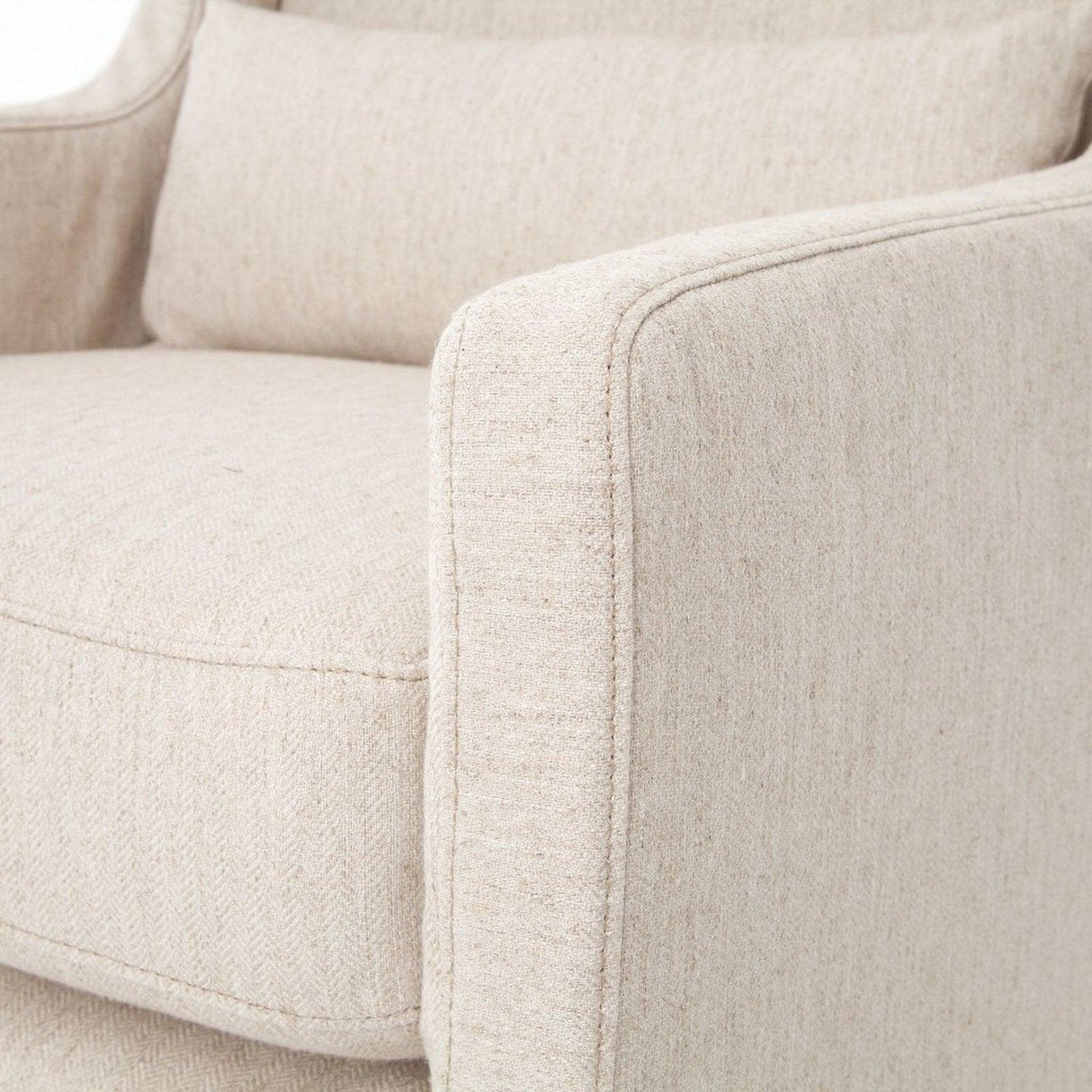Four Hands Swivel Wing Chair