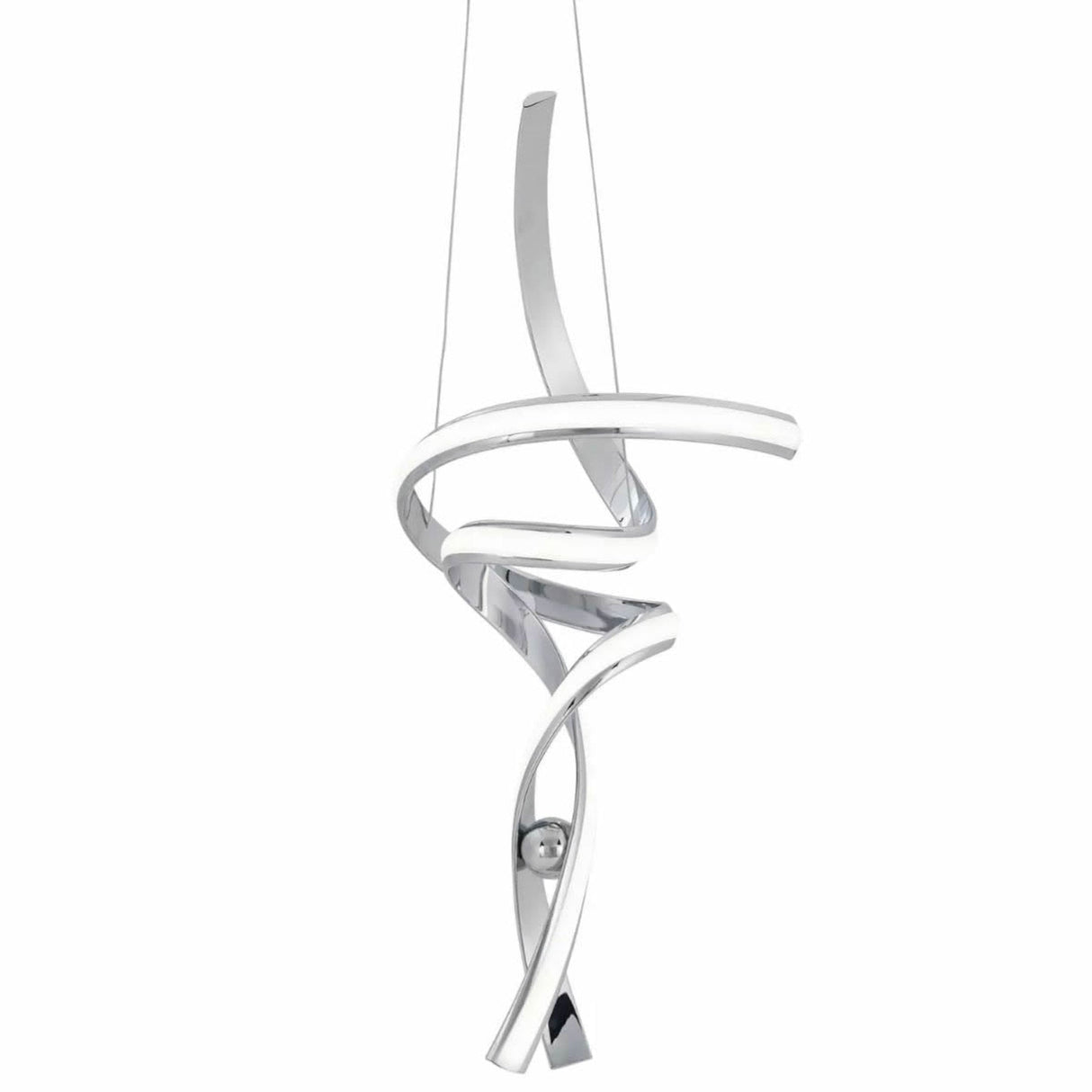 Hamburg Integrated LED Pendant - Chrome - Dimmable - Home Elegance USA