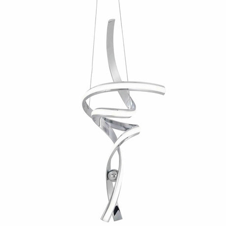 Hamburg Integrated LED Pendant - Chrome - Dimmable - Home Elegance USA