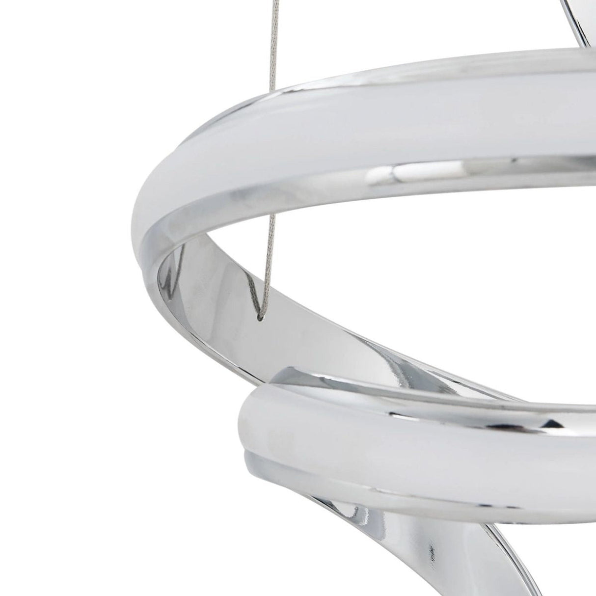 Hamburg Integrated LED Pendant - Chrome - Dimmable - Home Elegance USA