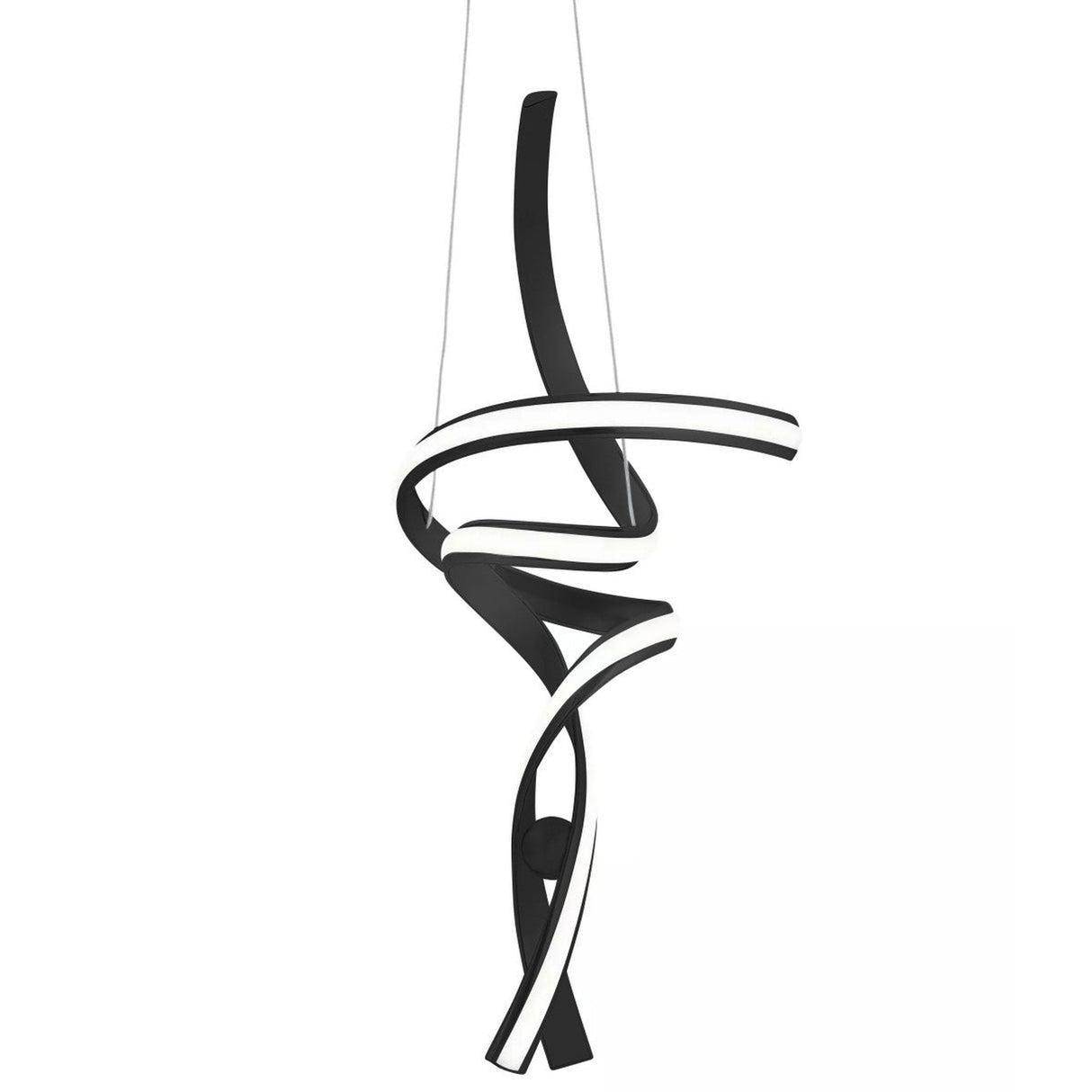 Hamburg LED Chandelier // Black - Home Elegance USA