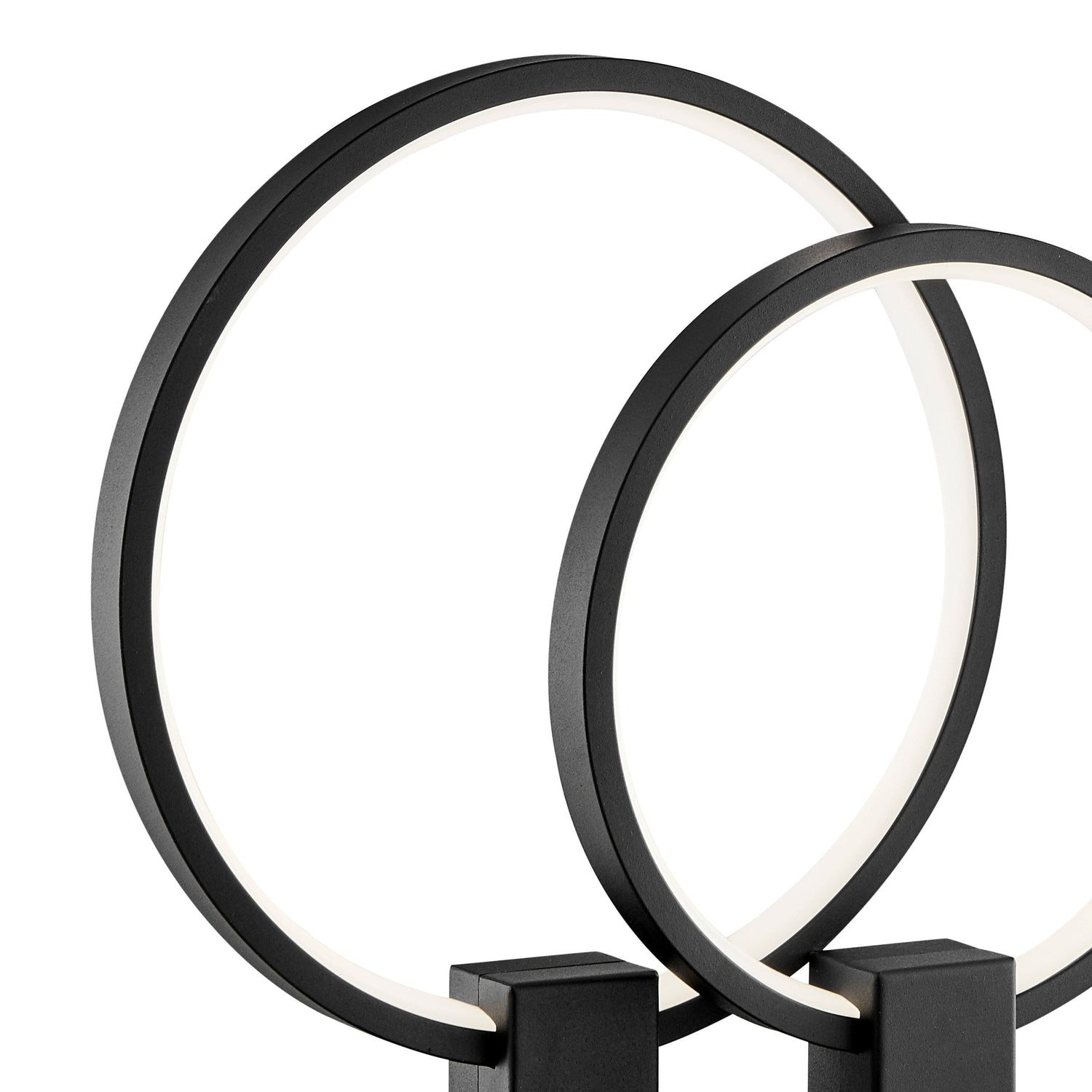 Hong Kong LED Short Table Lamp // Matte Black - Home Elegance USA